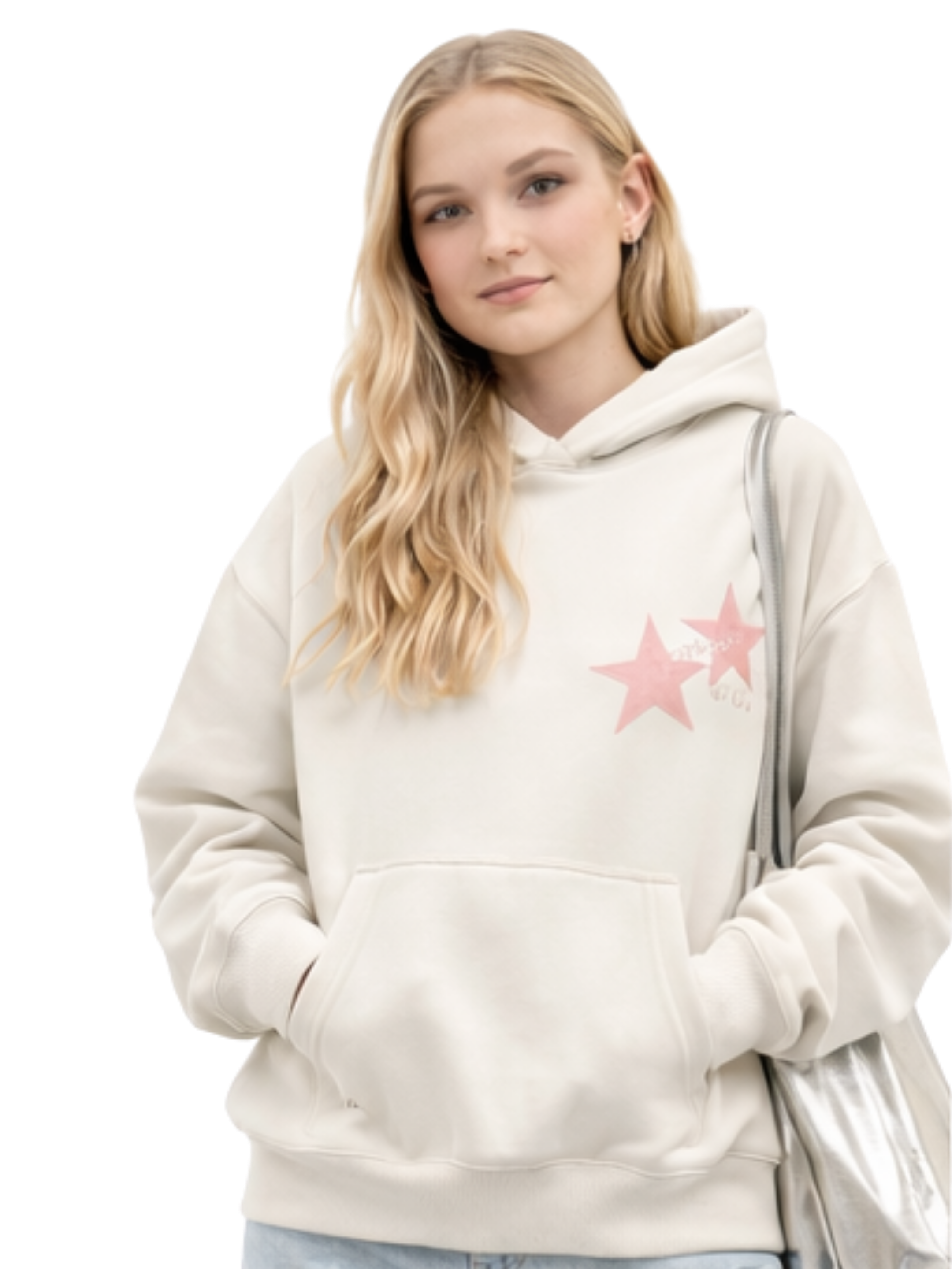 UVANZA Blush Astra Hoodie