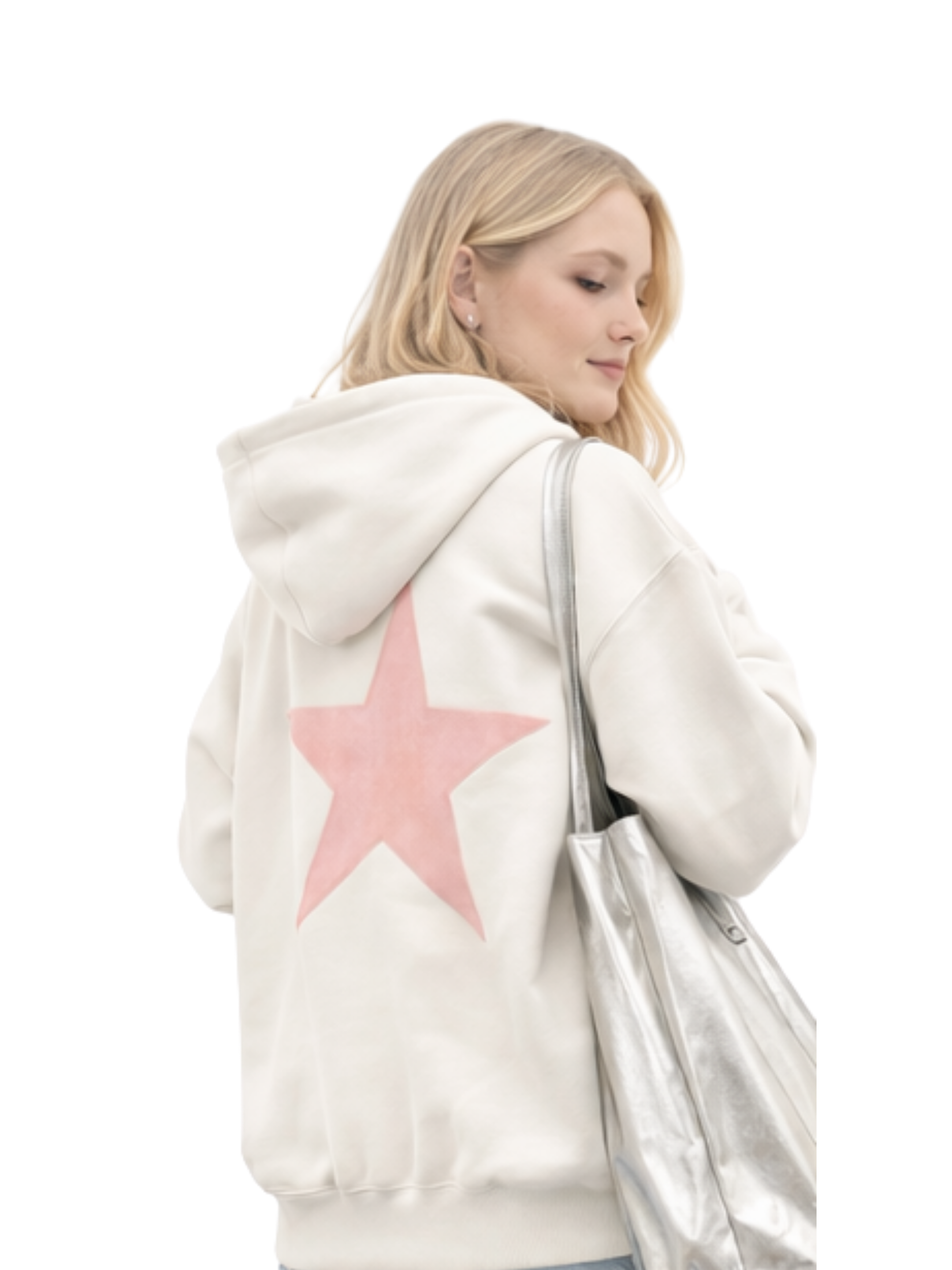 UVANZA Blush Astra Hoodie