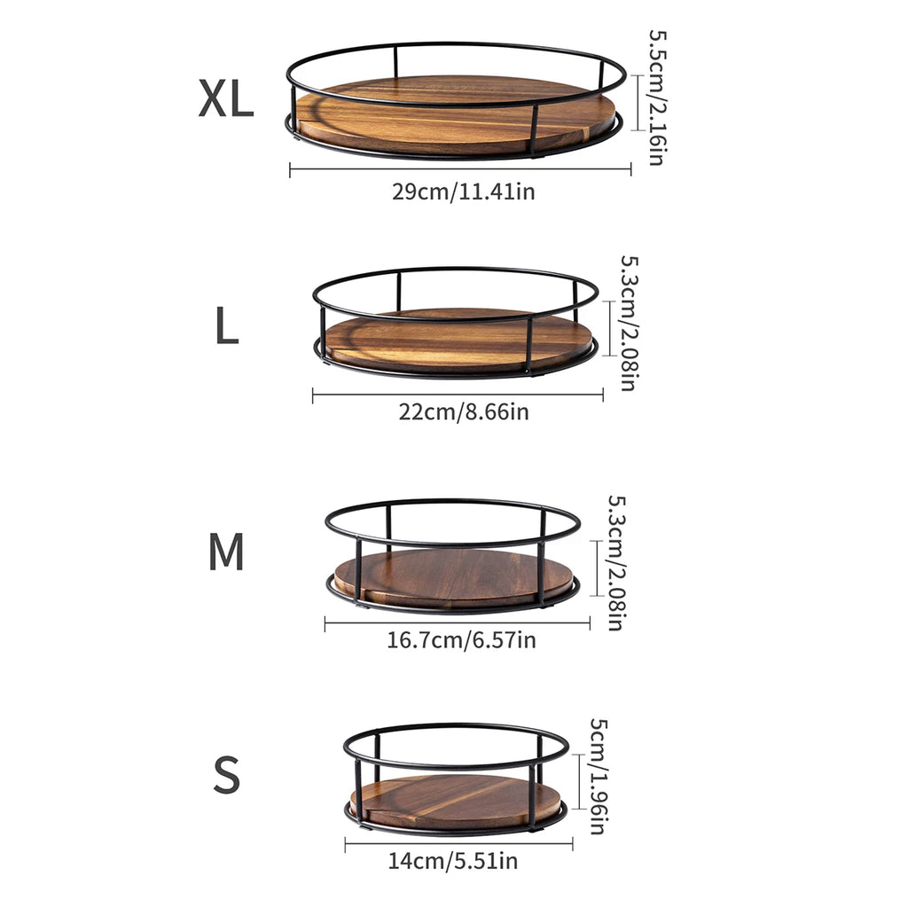 1Pc Kitchen Rotating Spice Rack under Cabinet Seasoning Organizer Countertop Spice Box Oil Salt Sauce Vinegar Storage Rack