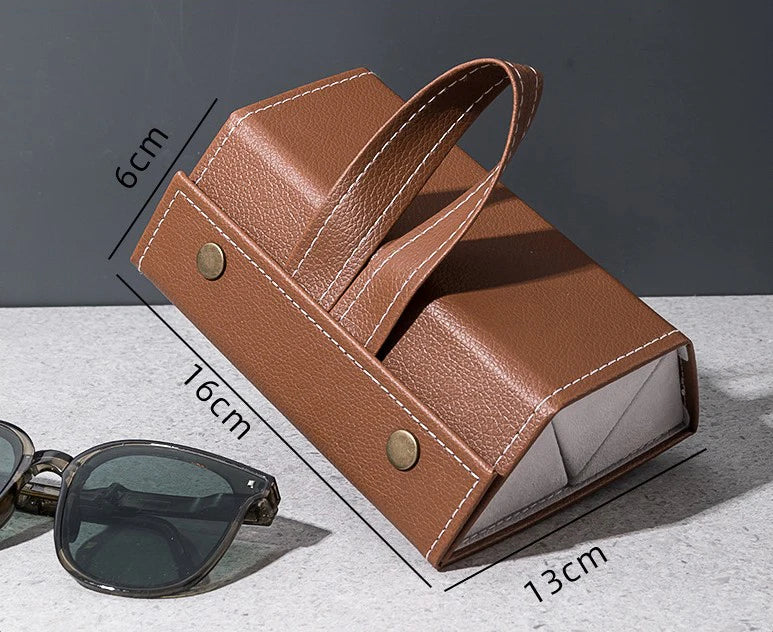 2/3/4/5/6 Grids Sunglasses Organizer Travel Organizers Accessories Storage Box for Glasses Portable FoldableWall Hanging Case