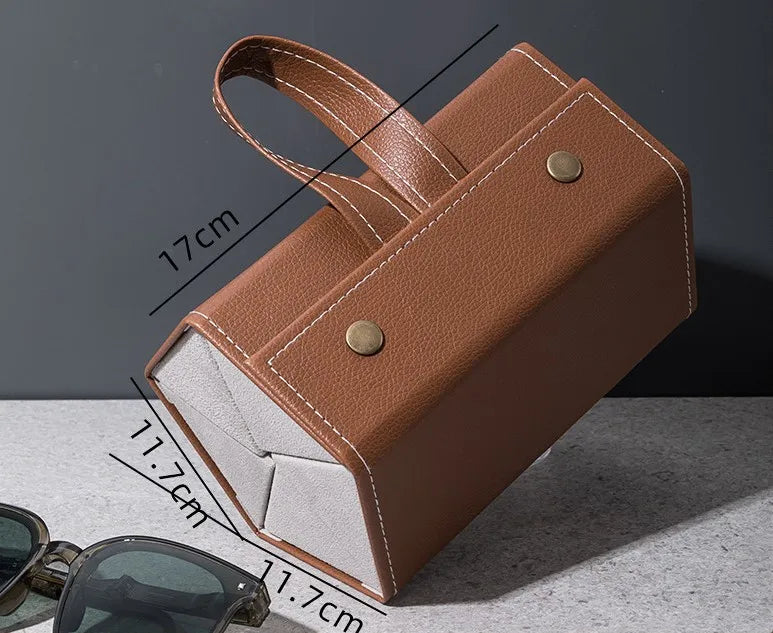 2/3/4/5/6 Grids Sunglasses Organizer Travel Organizers Accessories Storage Box for Glasses Portable FoldableWall Hanging Case