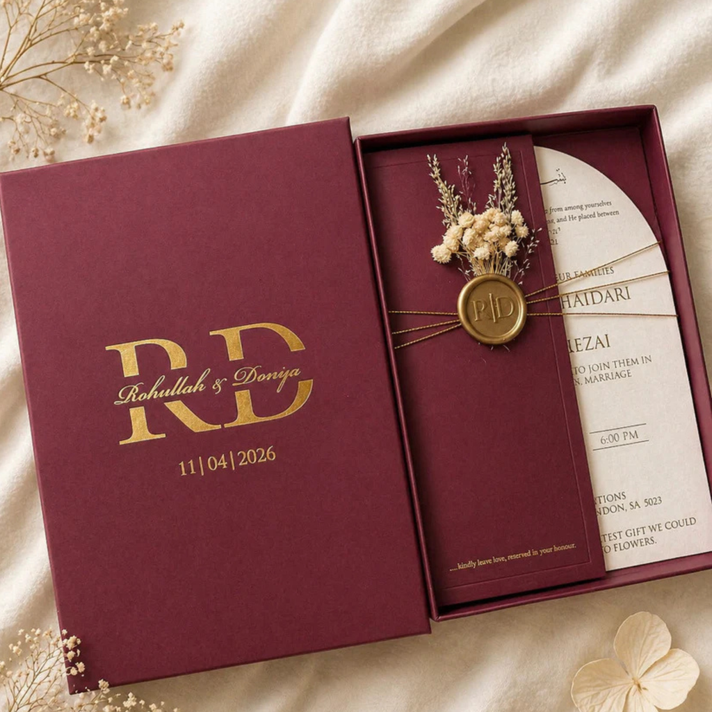 Royal Burgundy Box